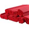Netuno 10x rotolo di carta crespa rosso 200 x 50 cm carta crespa colorata di alta qualità per lavoretti compleanno matrimonio Natale Pasqua Carnevale decorazioni fiori regali