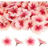 M METERXITY 100-Pack Fiori Di Orchidea Artificiali, Teste Di Fiori Di Seta Finta Per Decorazioni Fai Da Te/Abbigliamento/Matrimonio/Feste [Rosa, 2.2/5.5cm]