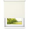 Time4Blinds Tenda a rullo sospesa, montaggio a parete o soffitto, di grandi dimensioni, fi 32, montaggio in acciaio, semi-oscurante, colore Crema, 1100x2400mm