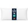 arsvita Cuscino per divano, letto, decorativo, Piuma, bianco, 40 x 80 cm