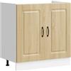 vidaXL Mobile Base lavello Kalmar Rovere Sonoma 80x46x81,5 cm, Mobile Base Cucina, lavello Cucina Mobile Base, lavello Base