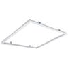 LEDKIA LIGHTING - Cornice a Incasso per Pannelli LED | 60x60 cm | Installazione Interna IP20 | Resistente e Leggera | Finitura Bianca, Bianco, Alluminio