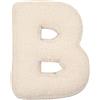 Generic Cuscino Decorativo a Forma di Lettera B, 15*11*3.9, Morbido, Resistente, Decorativo, Lavabile in Lavatrice, 1 Unità