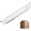ONSSI Piastra LED da soffitto 20 W 2000 lm, quadrata 220 x 220 mm, bianco neutro 4500 K, pannello LED super sottile da incasso (PACK 5)