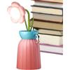 Whnbuij Lampada a fiori da tavolo senza fili, lampada a fiori regolabile, luce notturna per vaso da fiori regolabile, strumento di decorazione di illuminazione morbida per camera dei bambini, dormitorio