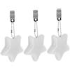 Hemobllo Luce LED per Borsetta a Forma di Stella a Cinque Punte Sensore Touch, Set da 3 Pezzi, Materiale Pc, Facile da Usare, per Borsa e Regalo Speciale