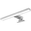 Kovalmax® Lampada led luce naturale 7 w applique a parete da specchio bagno argento 500p
