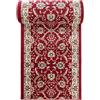 Carpeto Rugs Carpeto Tappeto Corridoio - Motivo Orientale Classico - Collezione EMIRAT - Rosso - 70 x 600 cm