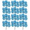 PuntoCasaStore 72 PZ Fiori Artificiali FIORELLINO Celeste 3X11 CM BOMBONIERA SEGNAPOSTO Composizione confettata, Nascita, Battesimo, Matrimonio, Comunione, Laurea