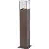 TEKHOME Lampione da Giardino Esterno IP44 con Attacco E27, Palo Luce da Esterno in Alluminio, Colonna Luminosa per Giardino, Vialetto, Terrazza - 440mm-B440 (RUGGINE)
