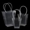 C.X.Y. 20 Pezzi Wedding Bag Forma T Impermeabile Trasparenti PVC Con Manico Sacchetto Regalo di Nozze (GRANDE)