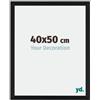 yd. Your Decoration - Cornice 40x50 cm - Nero Opaco - Decorativa Parete in Legno con Vetro in acryl - Antiriflesso - 40x50 Cornice - Catania