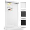 Sol Royal Tenda a rullo oscurante SolReflect K24 - tenda termica e isolante con guide laterali 60x175 bianco installazione senza perforare pareti