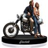 HLCYANYA Espositore in acrilico personalizzato, statuetta in acrilico con immagine a cartone animato personalizzata, decorazione da scrivania personalizzata, regalo per familiari, amici, partner (Base 2)