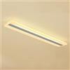 Jadssox moderna plafoniera bianca Lampada da soffitto a LED da incasso striscia lineare Lampadario a soffitto Apparecchio di illuminazione Soggiorno Camera da letto Sala da pranzo Lampadari Lampade da corrido
