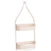 BM Mensole Portaoggetti per Doccia con Bracci Regolabili Adatti a Box Doccia e Soffione Senza Foratura (Beige)