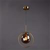 DLGGO Sferica Soggiorno Lampada da soffitto decorazioni Paese sfera di stile Lampadario in vetro rivestimento dell'oro moderna Industrial Design elegante lampada a sospensione Kitchen Island Bar Penda