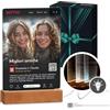 Maverton Cornice a LED in vetro acrilico personalizzabile - Quadro in 3D con foto - Immagine con illuminazione LED - Lampada luminosa con foto - Idea per Lei o Lui - Dimensioni: L/XL - Netflix