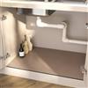 MLordoarf Tappetino sottolavello per Cucina Impermeabile, sotto Il Tappetino per lavello, Fodera per Tappetino sottolavello Riutilizzabile, Retro in Gomma, Antiscivolo,Tappetino per lavello Resistente