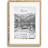 CLAMARO COLLAGE 20 - Cornice portafoto 40 x 60 cm, in legno di quercia anticato, con passepartout per immagini DIN A3 (29,7 x 42,0 cm), 20 mm, design sottile, cornice in legno MDF con vetro acrilico