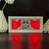 Tongyundacheng Lampada a Scultura di Carta con Personaggio Anime Sung Jin Woo Figura Luce Notturna per Camera da Letto Illuminazione Ambientale Decorazione Stanza Anime, 10,5x22,5 cm