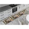 BIANCHERIAWEB Tappeto Passatoia Cucina Antiscivolo Sottolavello Digitale Fantasie Varie 50x280 Cane Amaca