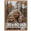 Victor cornice portafoto "Dali" marrone 30x40 cm - legno moderno - vetro acrilico - design moderno - decorazione d'interni