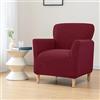 uyeoco Copripoltrona 1 Posto con Braccioli Relax Reclinabile Universale Copri Poltrona Elasticizzato Lavabile Rimovibile Fodera per Poltrona Poltroncine Relax Copertura per Poltrona Elettrica Reclinabile ( C