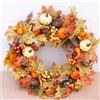 Samuliy Corona autunnale, corona autunnale, corona di Halloween, corona di zucca, corona per porta del Ringraziamento, corona per porta autunnale, ghirlande autunnali per porta d'ingresso, ghirlanda di