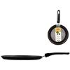 Ballarini Firenze Crepiera 1 Manico, Cortan, Nero, Diametro 25 cm