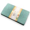 SpazioTessile - Granfoulard Copridivano Telo Copritutto Cotone 50% Poliestere 50% Made in Italy, Telo Arredo Copritutto Tinta Unita, Perfetto per Coprire Divani, Poltrone, Letti (240x280, Tiffany)