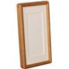 Smarbettiy Cornice portafoto personalizzabile in legno massello con finitura in noce, 10 x 30 cm, cornice stretta per decorazione da parete, casa, ufficio, mensola, ornamento per matrimoni (colore legno)