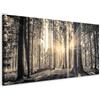 murando Quadro Bosco 200x80 cm 5 pezzi Stampa su tela XXL Immagini moderni Murale Fotografia Grafica Decorazione da parete Bosco Foresta Natura Panorama Albero c-C-0177-b-o