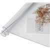 Laneetal Tovaglia Trasparente 2 mm in PVC - Pellicola Protettiva Idrorepellente e Resistente al Calore, Tovaglia Lavabile Rettangolare 70x110 cm