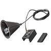 VR VETRINEINRETE Vetrineinrete® Kit di 2 pezzi per montaggio a sospensione dei binari track elettrificati trifase cavo da 3 metri regolabile (Nero)