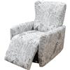 WWQQKJ 4-Pezzi Copripoltrona Relax Reclinabile Universale, Moderna Fodere Copripoltrona Reclinabile 1 Posto Elasticizzato Lavabile Rimovibile,Copertura per Poltrona Reclinabile(Color 08)