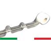 Generico Fettuccia Arricciatenda Fascia per Tende 5 Metri (Buchi Trasparente)