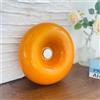 AoLa Lampada a ciambella Lampada da parete per interni a LED arancione Faretti da parete dimmerabile touch con cavo e spina Lampada da comodino rotonda Lampada da tavolo moderna in vetro per soggiorno
