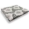 SpazioTessile Copritutto Arredatutto Telo arredo Copridivano Copriletto Multiuso Letto Divano Fantasia (Circle Gray 56, 240x280 Matrimoniale)