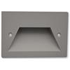 Eurekaled Segnapasso LED Grigio da incasso compatibile con scatola 503 3W luce naturale 4000K 220V IP65
