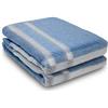 Nada Home Coperta Invernale Misto Lana Matrimoniale 2 Piazze Cortina Blankets 210x250 cm Made in Italy Calda Morbida e Confortevole