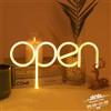 STHomedeco Open LED Neon Sign, Custom Open Neon Light Sign for Business Store, Bar, Cafe, Restaurant, Hotel, Party, Game Room Decoration (Caldo)