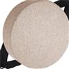 HKJGNH Cuscino rotondo per sedia Ufficio con fibbia antiscivolo, 25/28/40/35/30/45/50cm, 3/5/8 Spessori, cuscino rotondo per sedia da pranzo per sedie da Cucina, sgabelli giardino, interni, casa(Color 5,40x4