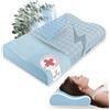 BELTALIA Cuscino Cervicale Per Dormire | Memory Foam Eucalipto | Fodera Resistat | Dispositivo Medico Classe 1 Detraibile | Made in Italy - (Eucalipto Resistat, 70x41)