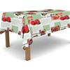 BANZAII TEXTILE INNOVATOR ONLINE Banzaii Tovaglia in PVC Cerata Antimacchia Resistente a Sole e Intemperie Facile Da Tagliare Nella Misura Che Vuoi - Pesche Verde 140x100 cm