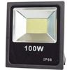 AFY Faro LED 100W professionale per esterno potente SMD LED IP66 a luce bianca fredda 6000K professionale [Classe di efficienza energetica A]