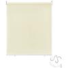 Aufun Tenda da Sole a Rullo per Esterno Balcone Tende Verticali, Resistente alle intemperie, anti UV, protezione solare per finestre e porte, 100 x 140 cm Beige