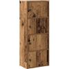 vidaXL Libreria Legno Vecchio 40x24x102 cm in Legno Multistrato, Armadio di stoccaggio, libreria Rack, scaffale di stoccaggio, libreria scaffale