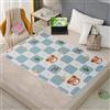 Hearda Traversa Letto Lavabile Anziani e Bambini, Traversa Assorbente Impermeabile per Incontinenza, Singolo Matrimoniale Coprimaterasso Morbide Traspirante Riutilizzabili (Orsetto,100x150cm)