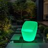 Tonhandisplay Lampada da giardino a LED luminosa poltrona tavolo economica con telecomando. Ricaricabile RGBW luminosità regolabile Nuovo Chic LED Mobili (YXF-6372 Poltrona angolare)